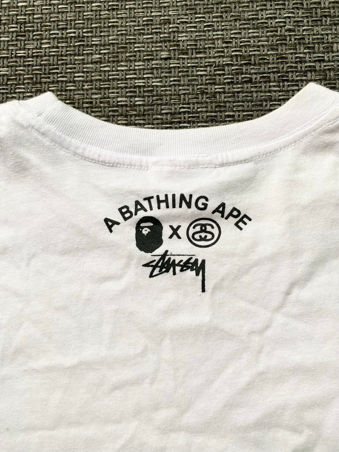 Bape&Stussy Logo Print Tee 상품이미지9