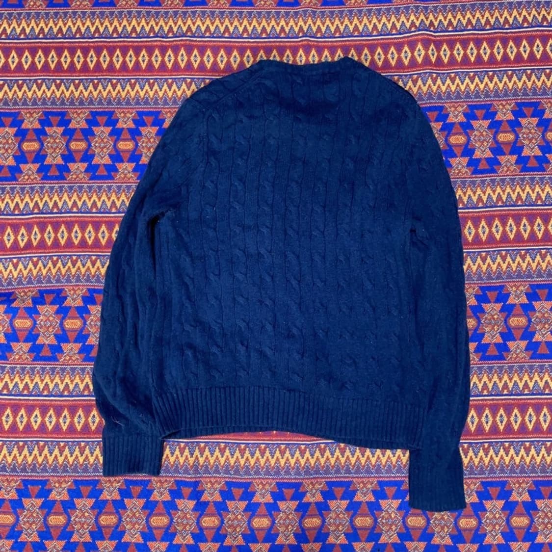 [95] 폴로랄프로렌 케이블 꽈배기 네이비 니트 상품이미지2