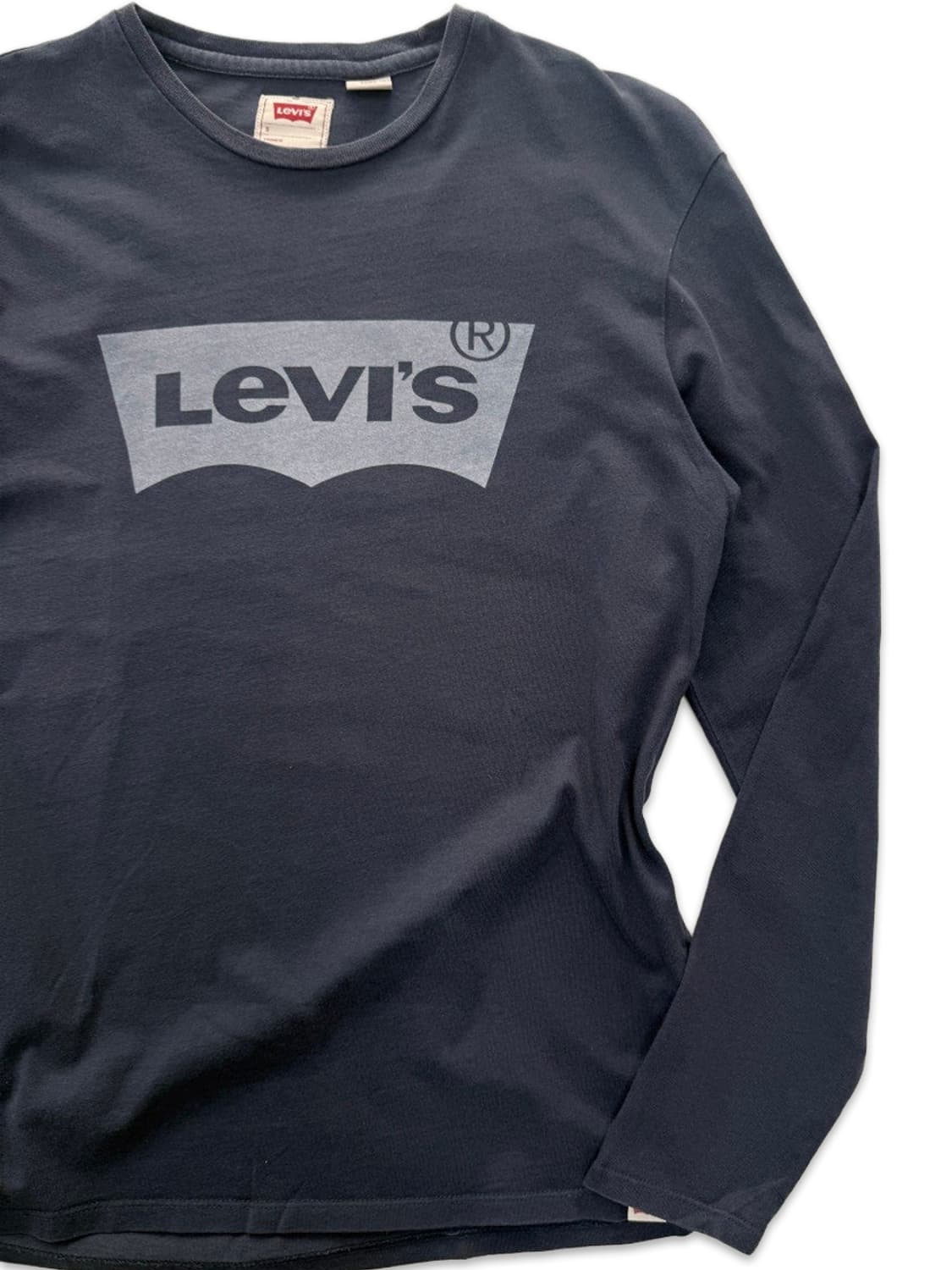 빈티지 리바이스 네이비 로고 긴팔티 상품이미지2