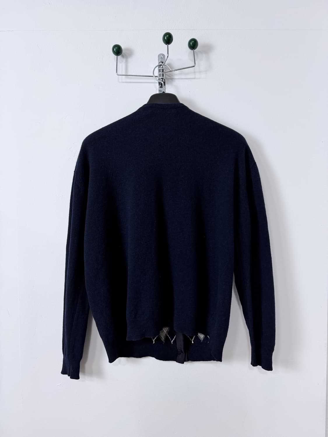 버버리 아가일 금장 가디건  상품이미지2