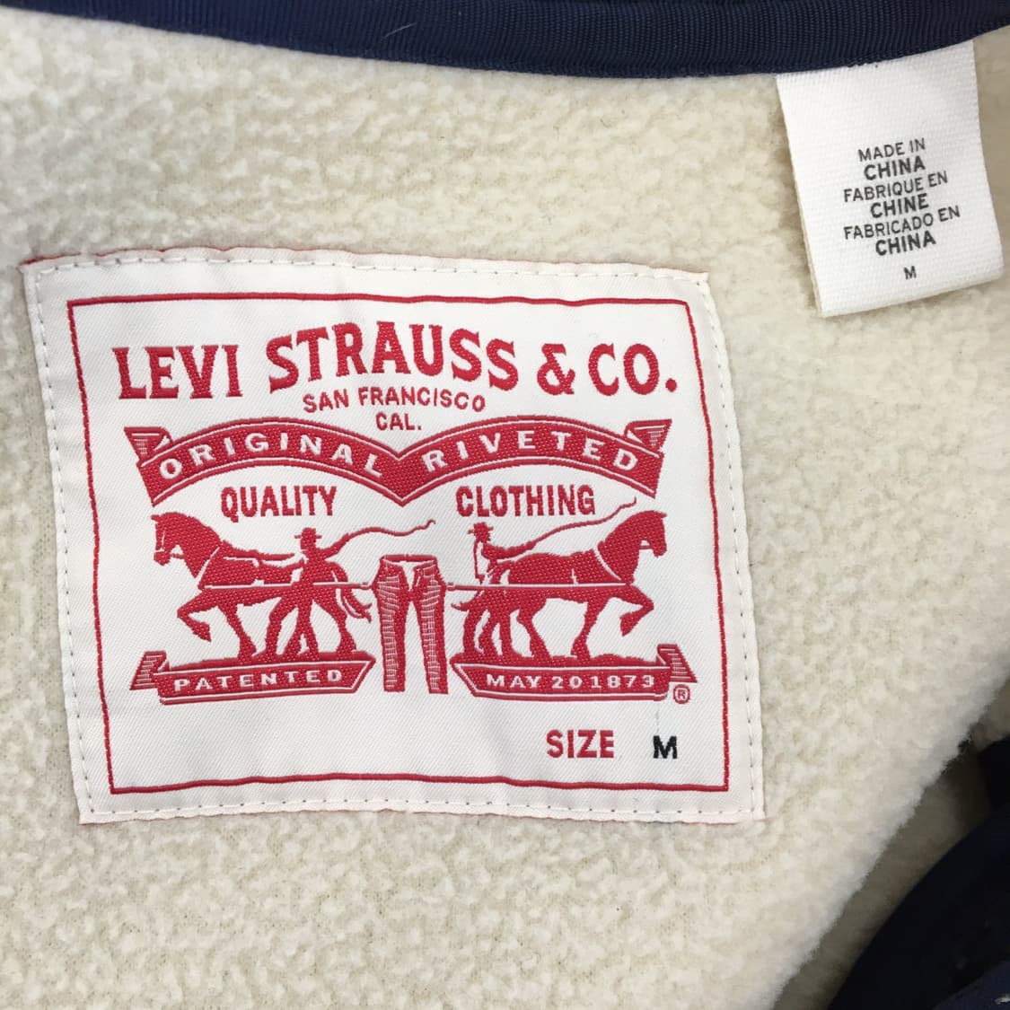 리바이스 레드탭 양털 베스트조끼 M  상품이미지5