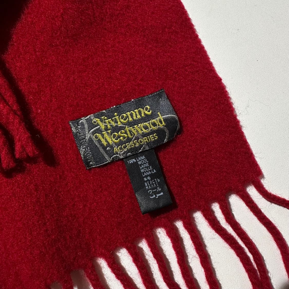 비비안 웨스트우드 ORB로고 머플러  목도리 상품이미지4