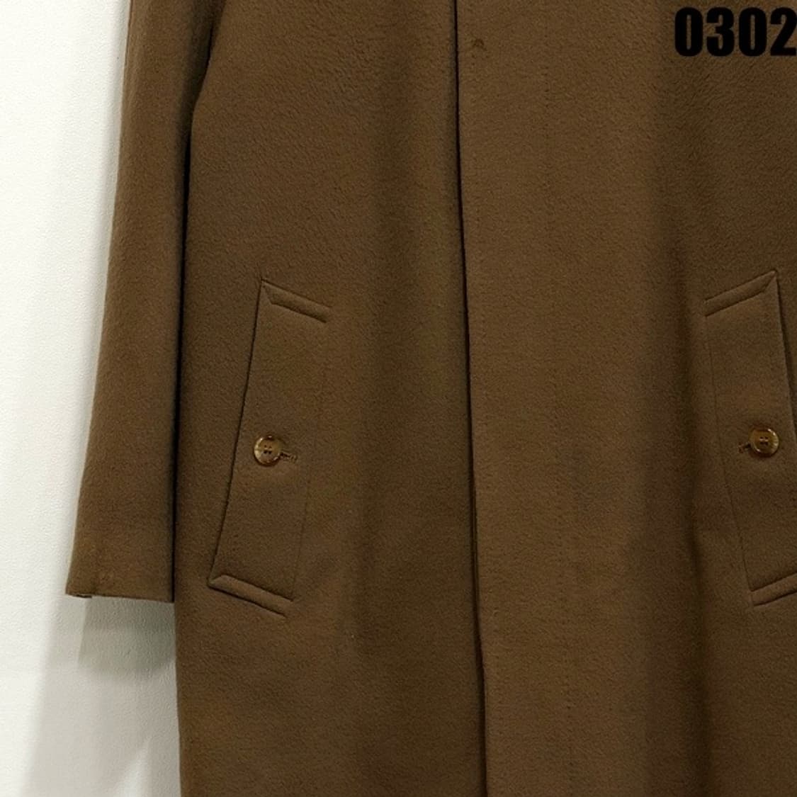 버버리 버버리스 울 롱코트 M  상품이미지3