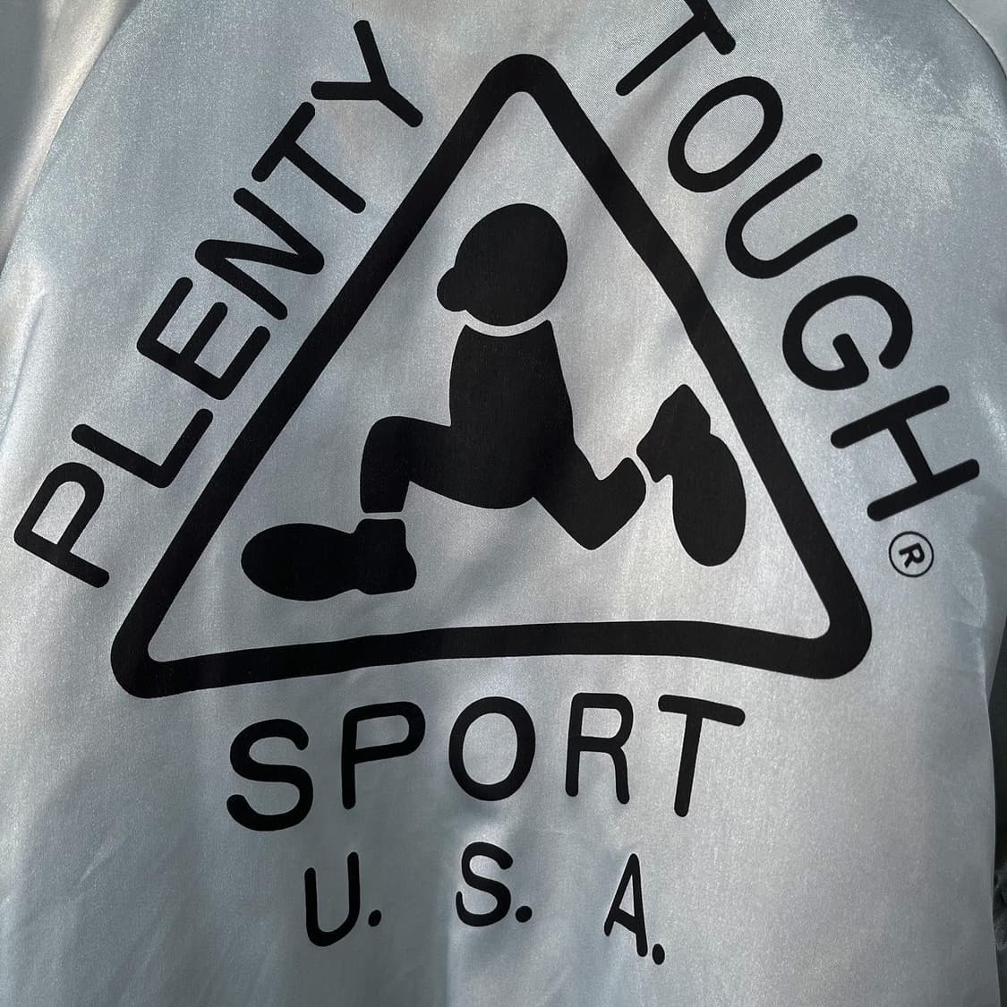 P.T.S 90s 라이트 실버 바시티 점퍼 상품이미지9