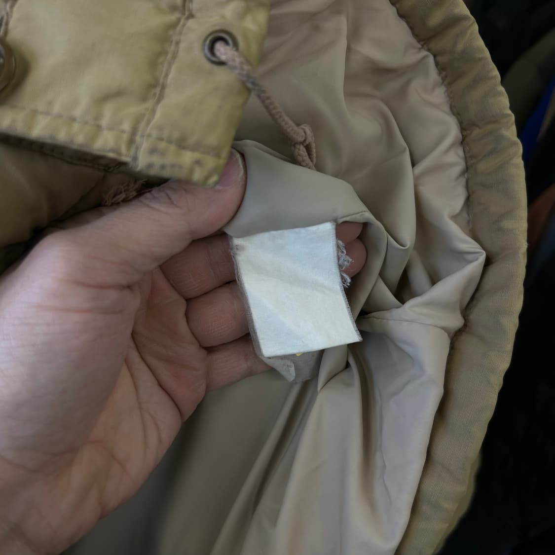 폴로 랄프로렌 00s 베이지 카라코람 패딩   상품이미지6