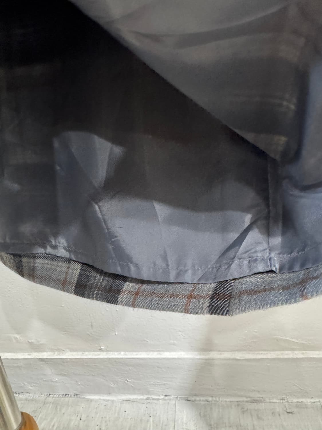 japan vintage 히든 체크미디 스커트 상품이미지6