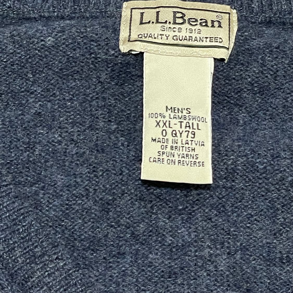 [2XL] LLBean 빈티지  브이넥 니트 상품이미지2