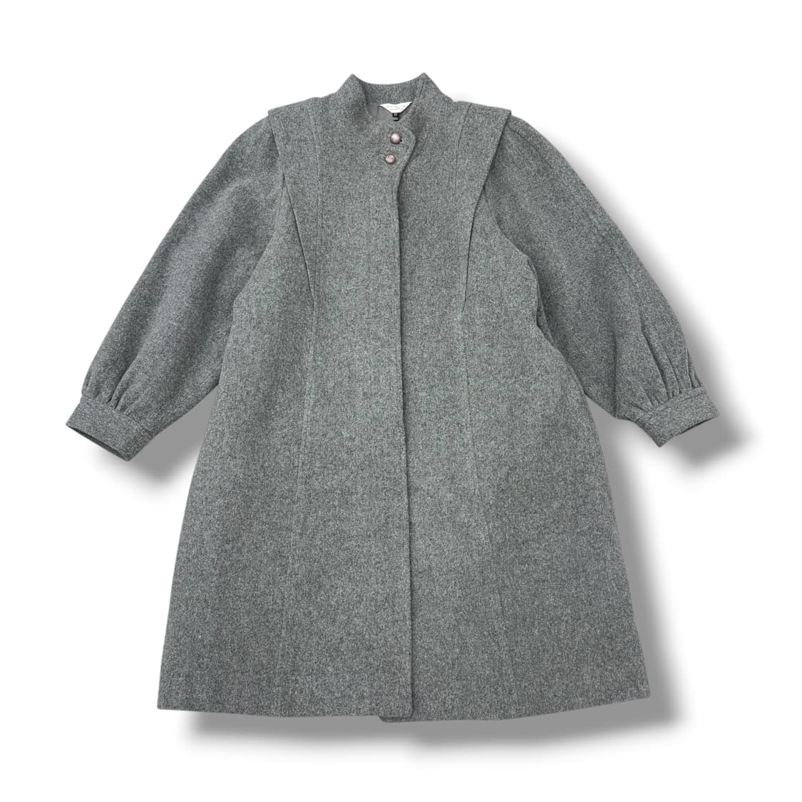 JPN 램스울 그레이 하프코트 상품이미지1