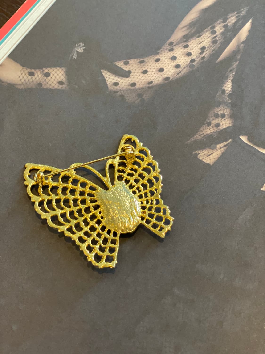 주인장추천 나비 골드 브로치 모리 키치 에스닉 오리엔탈 무드 상품이미지3