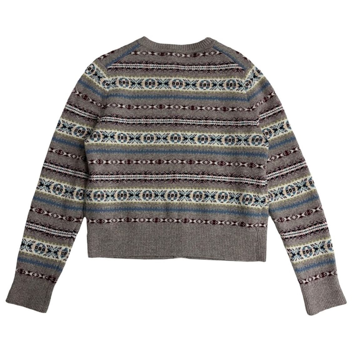 HAZZYS 패턴 울 캐시미어 가디건 90 상품이미지7