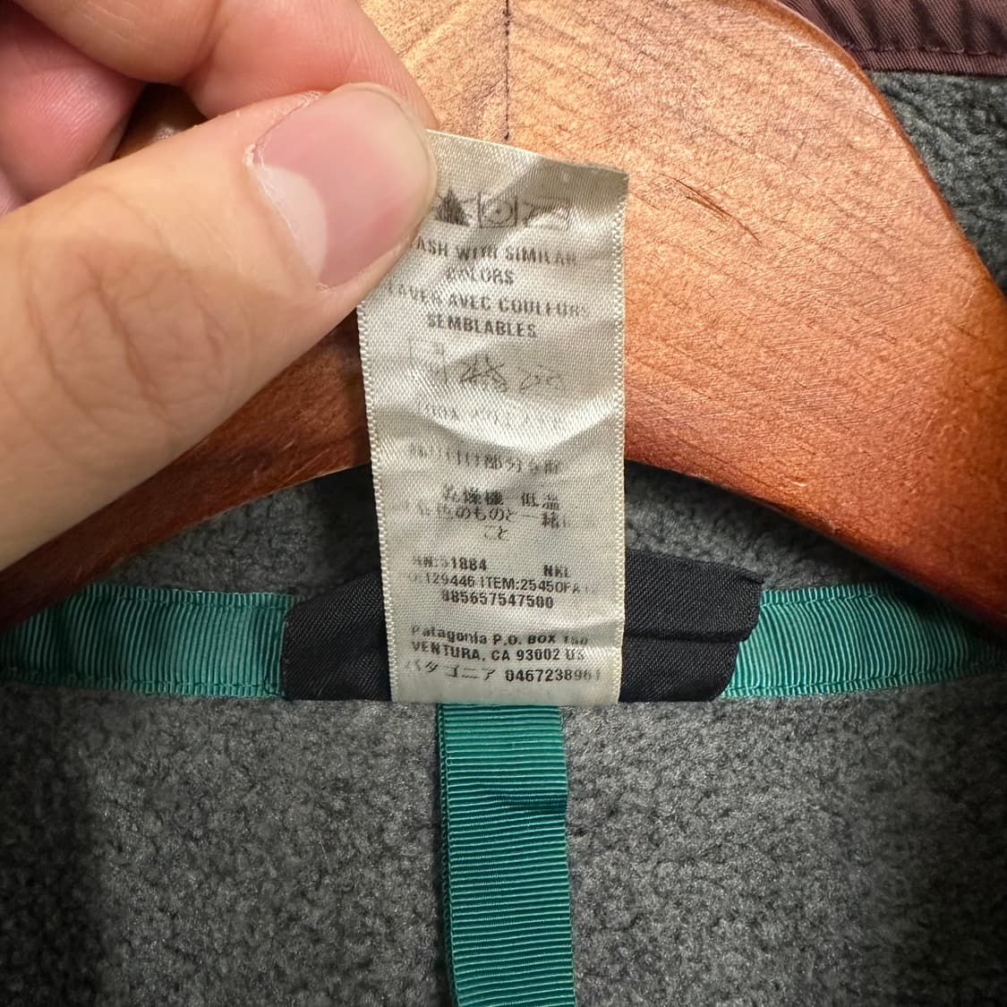 00‘s 파타고니아 신칠라 스냅티 ’차콜/브라운‘ 상품이미지4