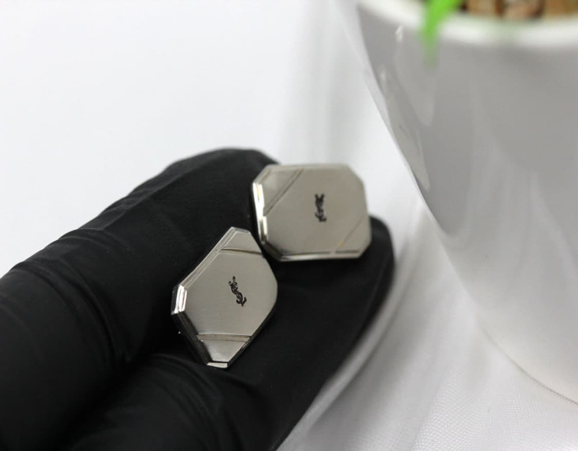 입생로랑 A-등급 남자 명품 커프스 빈티지 상품이미지5