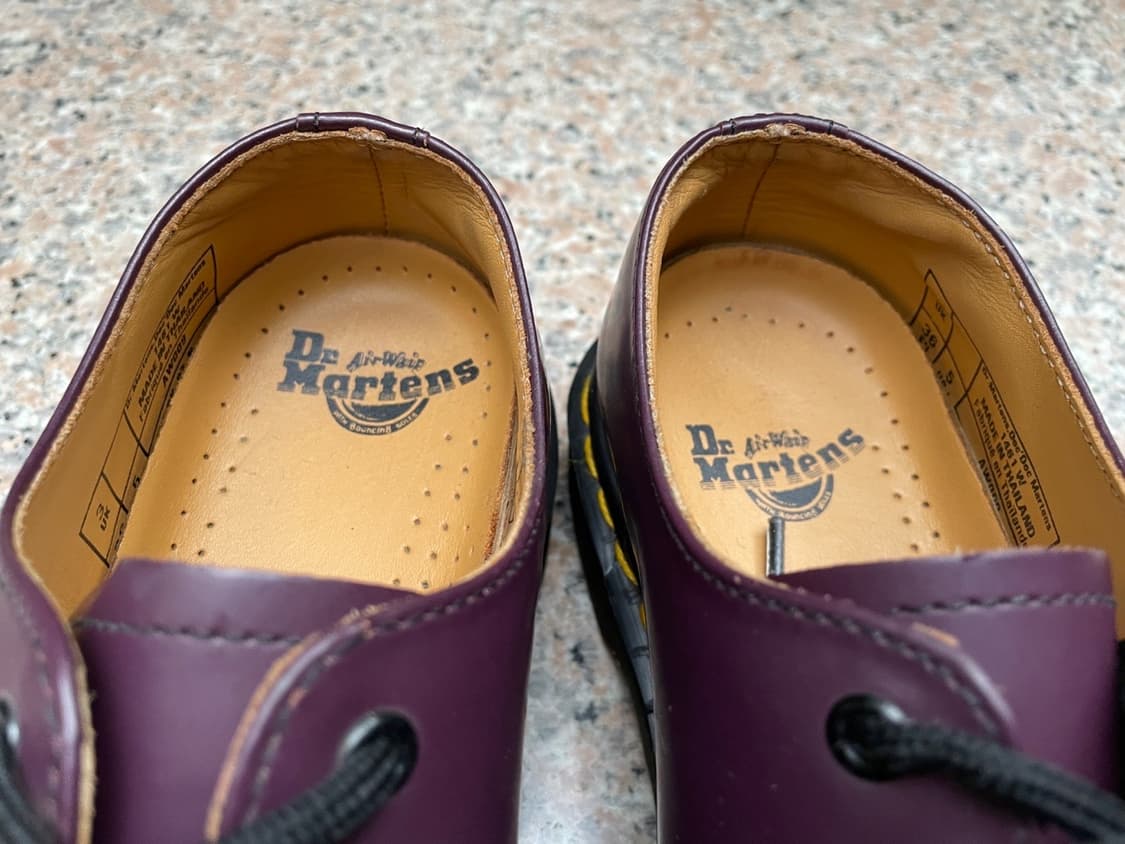 [220mm] 닥터마틴 3홀 퍼플 1461W UK3 상품이미지3