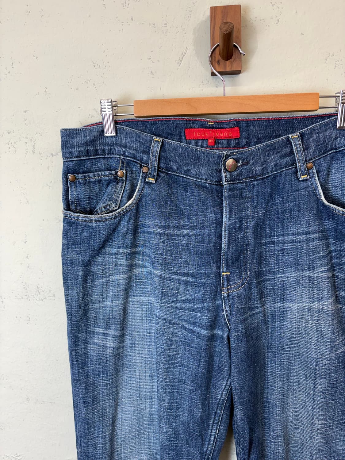 FCUK jeans 일본 빈티지 워싱 데님팬츠 상품이미지5