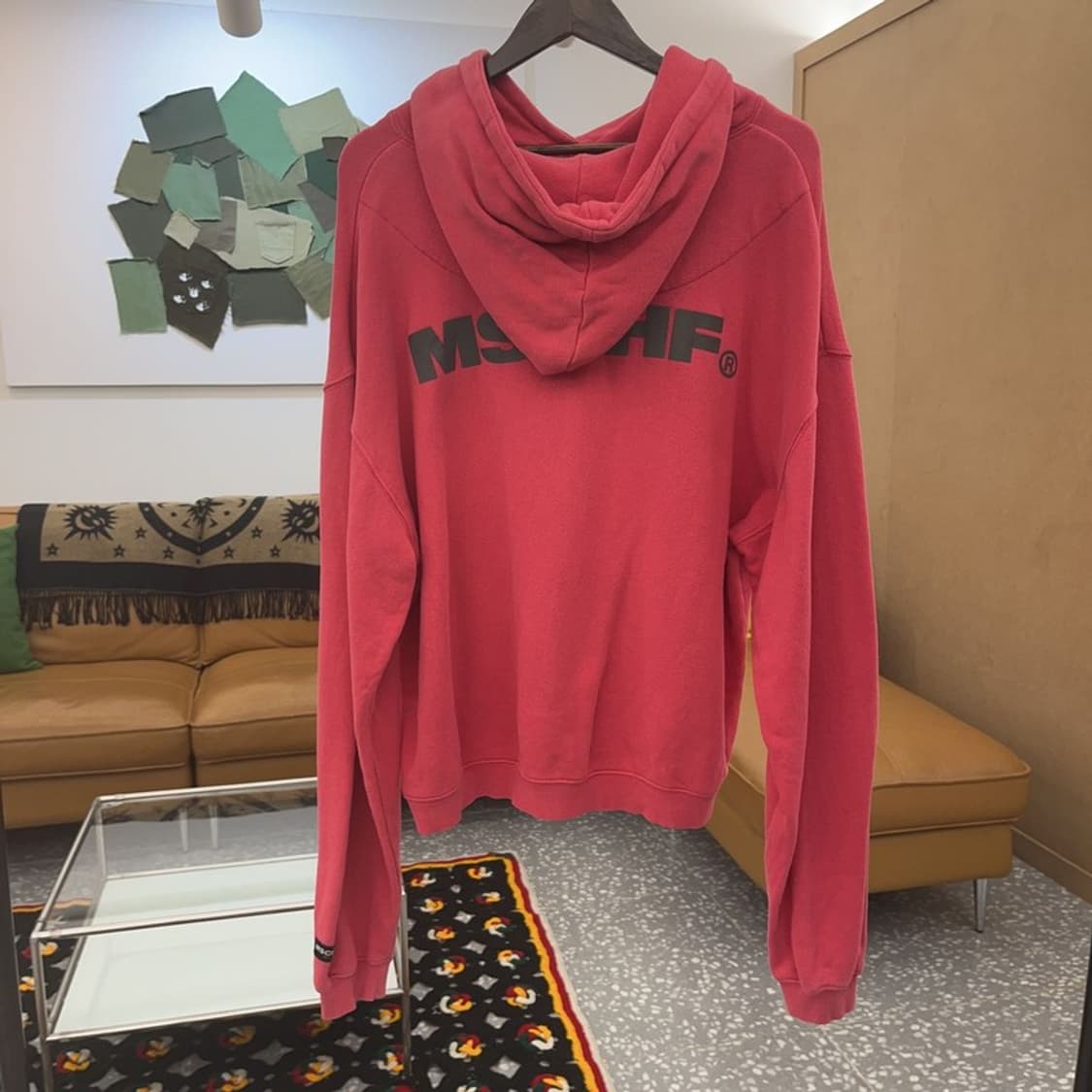 미스치프 오버핏 백로고 후드티 L C06962 상품이미지4