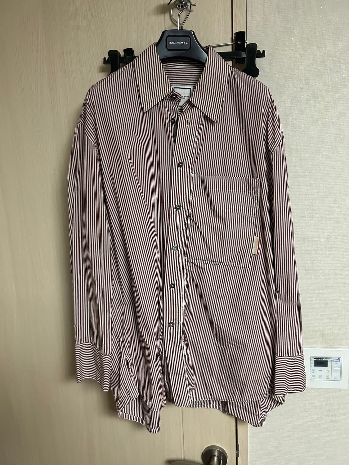 우영미 스트라이프 셔츠 상품이미지1