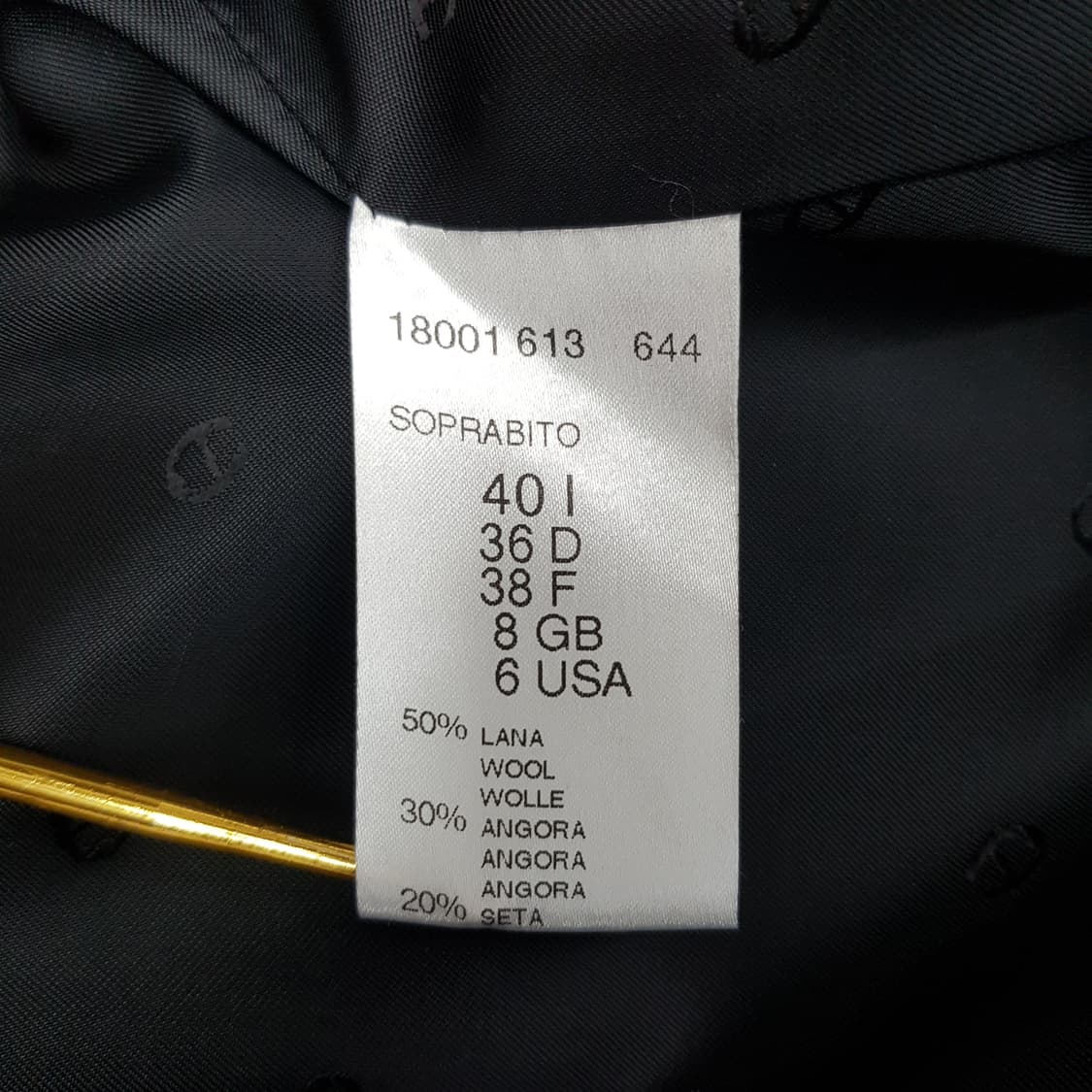 AIGNER 아이그너 클래식 울 앙고라 롱 코트 it 40사이즈 상품이미지8