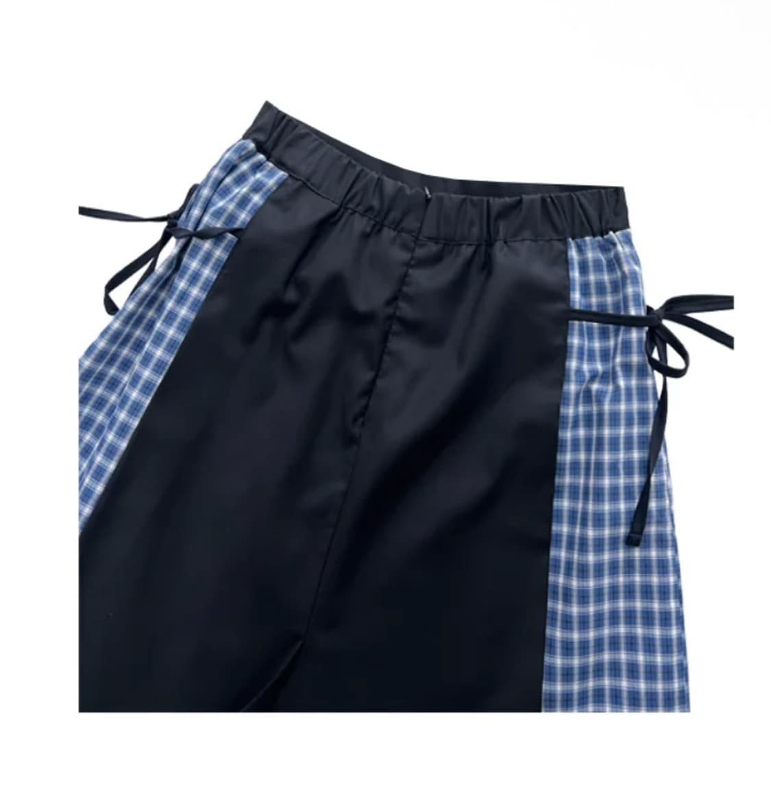 아케 체크 플리츠 레이어드 스커트 상품이미지7