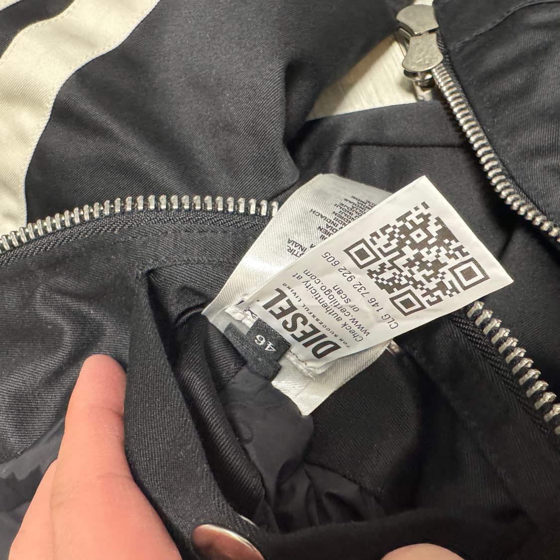 디젤 j베크 바이커 자켓 46 상품이미지3