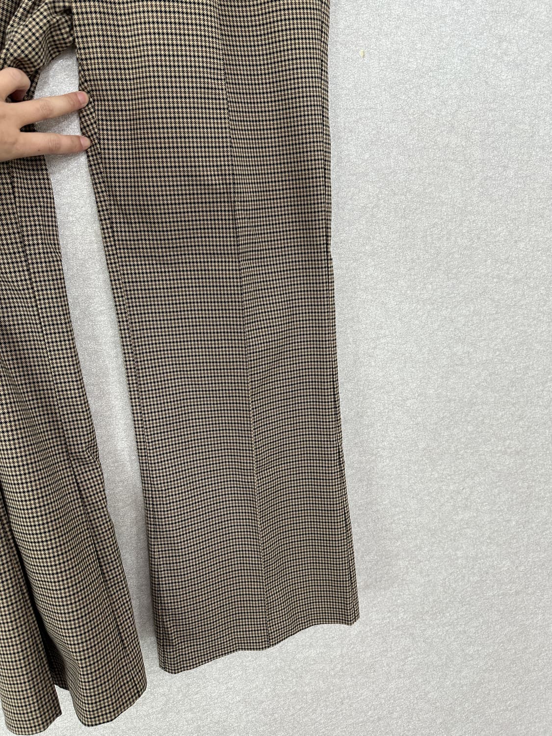 GU 반밴딩 체크 팬츠 상품이미지4