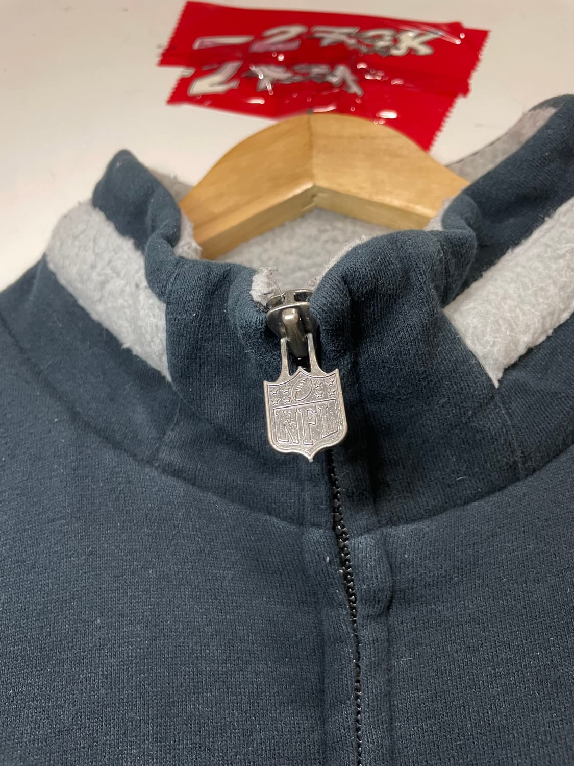 NFL pro Carolina Panthers 쉐르파 집업 상품이미지9