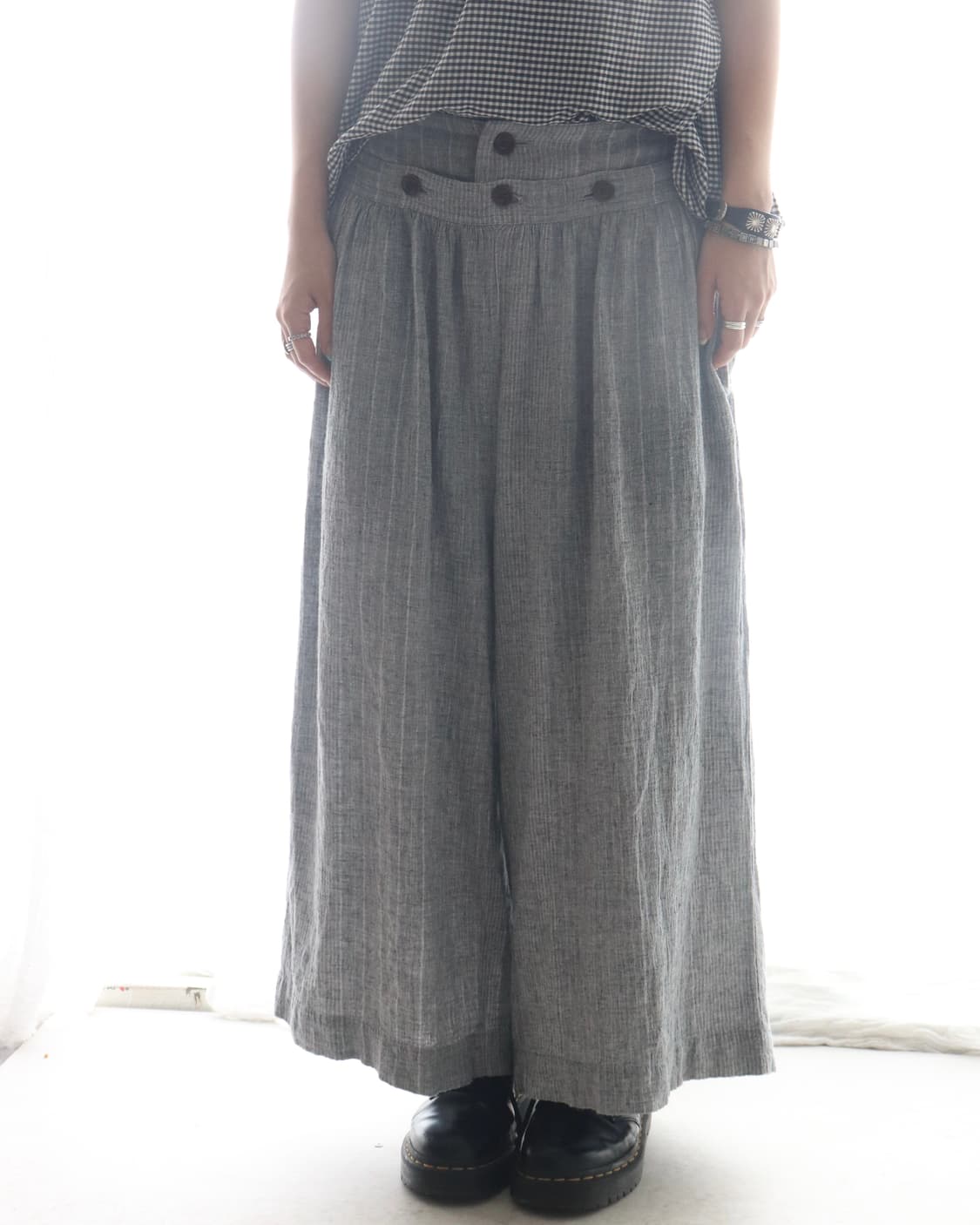 [Nest Robe] Linen Blend Hakama Pants 상품이미지2