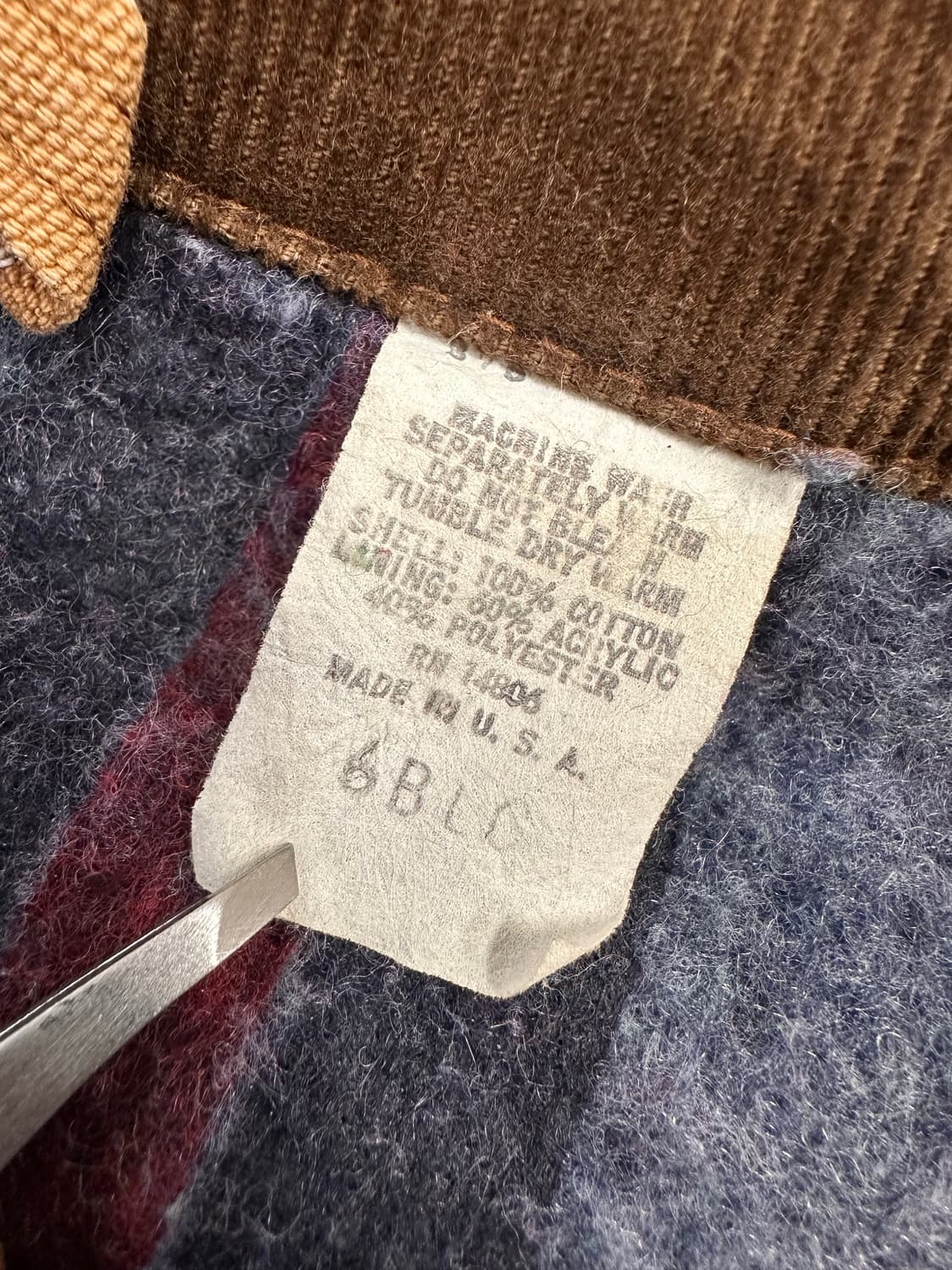 (46)70-80s 칼하트 USA 덕 초어 자켓 브라운 상품이미지8