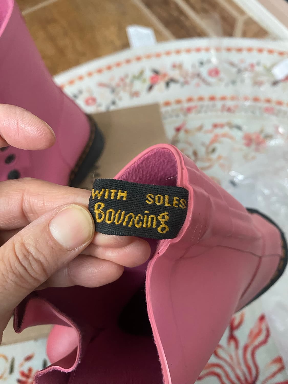 닥터마틴 핑크 레인부츠 상품이미지7