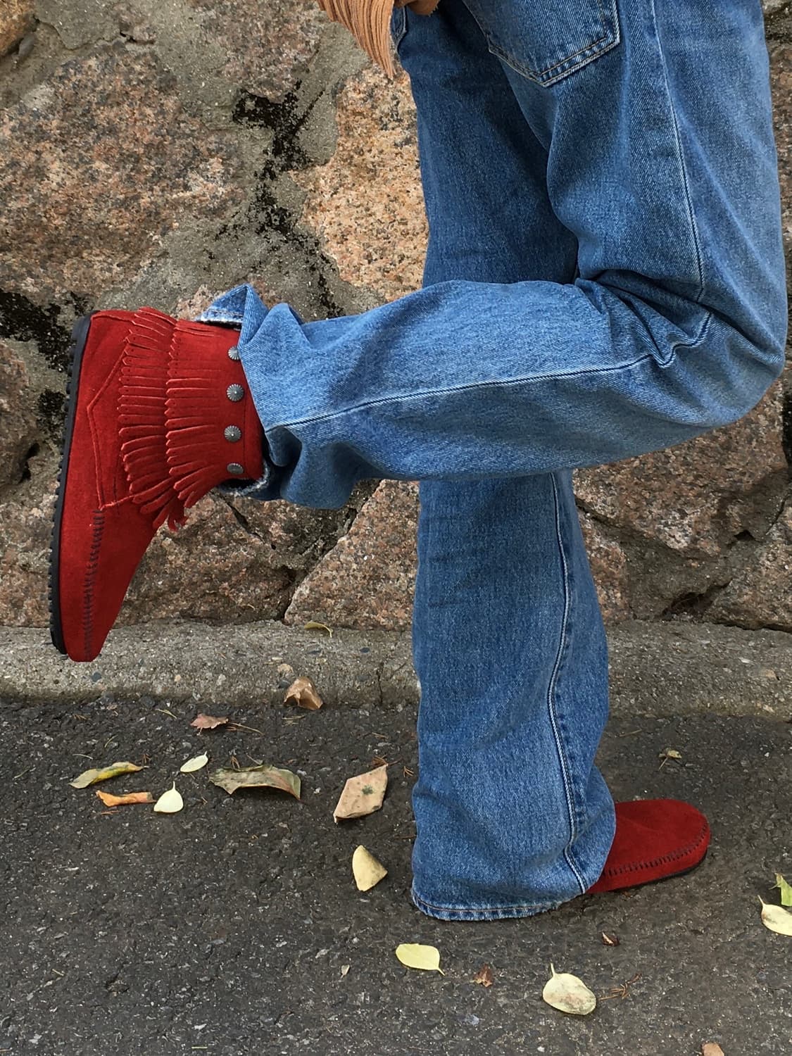 MINNETONKA  fringe suede boots 상품이미지7