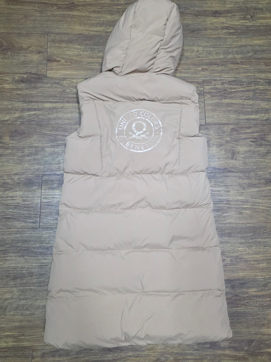베네통 롱후디 폴리패딩 베스트 상품이미지7