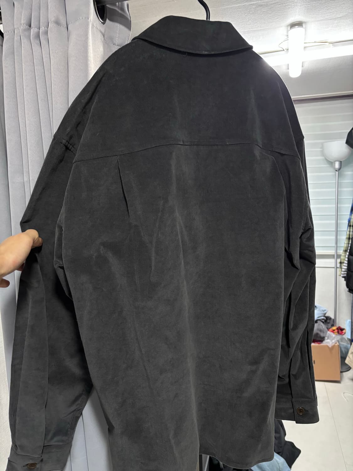 [M]아모멘토 코듀로이 리버스포켓 셔츠 상품이미지3