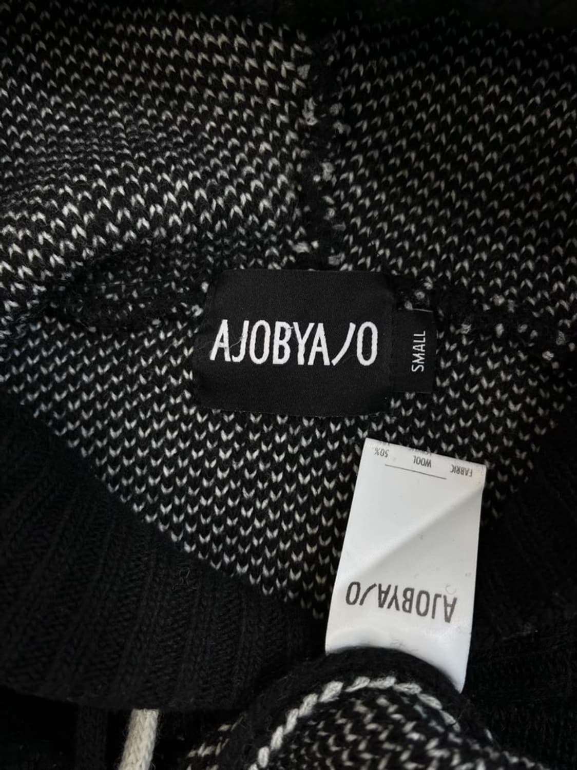 아조바이아조 니트 후드 티셔츠/#2709 상품이미지4