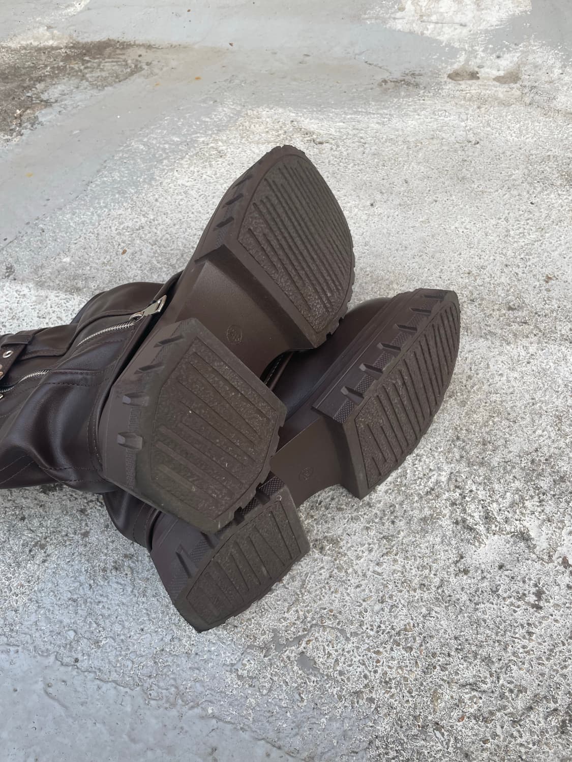 💚무료나눔💚 빈티지 워커 부츠 브라운 상품이미지5