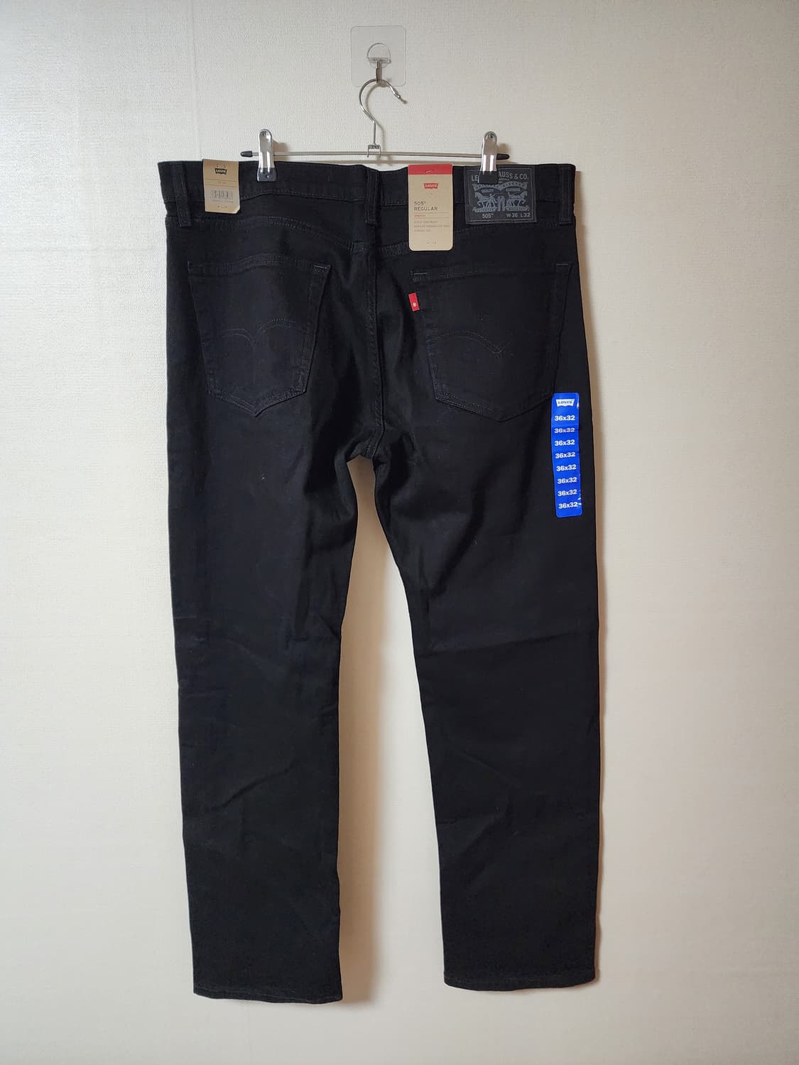 리바이스 505 데님 블랙 36 새상품 상품이미지2