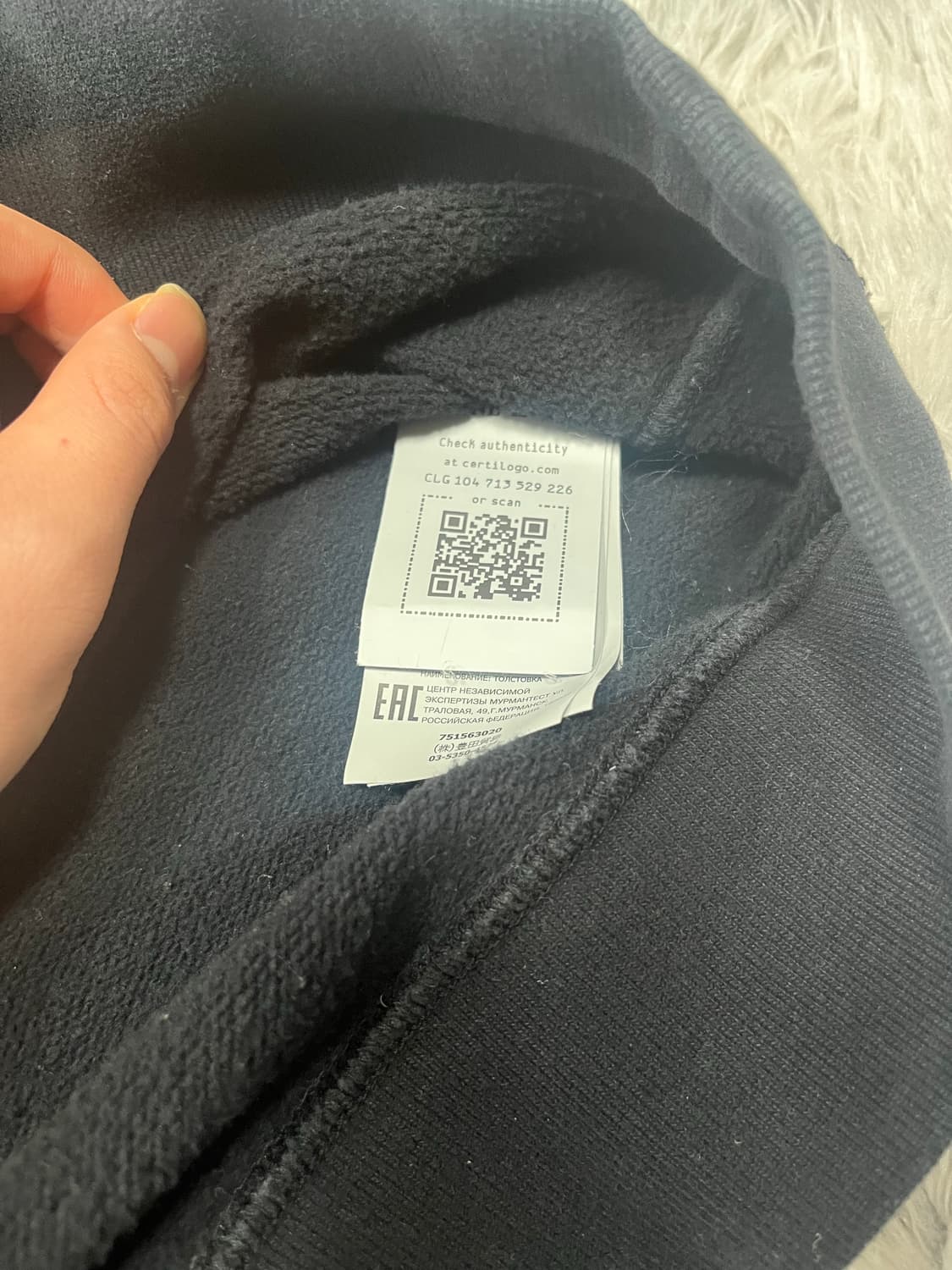 [21FW] 스톤아일랜드 맨투맨 블랙 M 상품이미지5