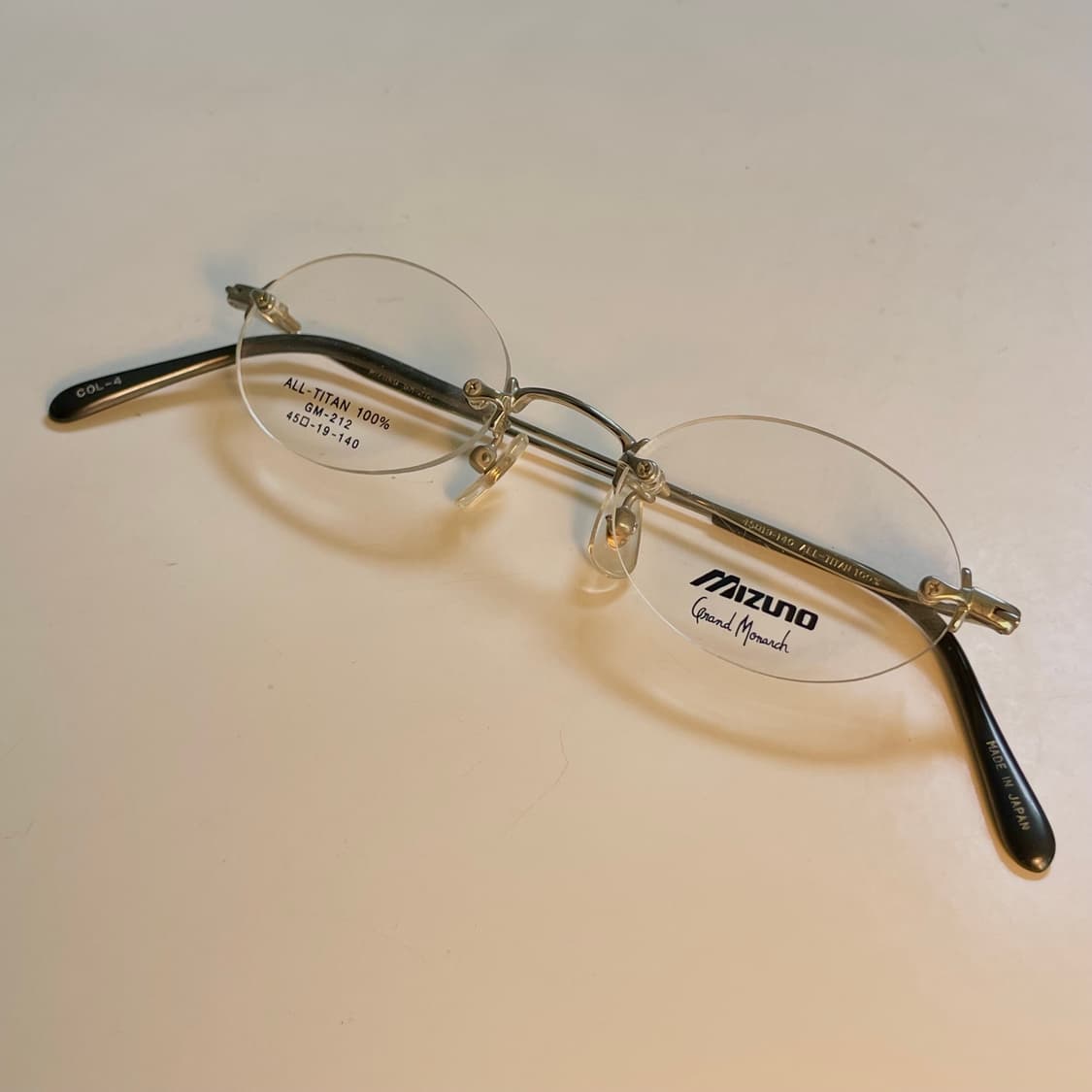 MIZUNO 일본 미즈노 무테 안경 판매합니다 상품이미지2