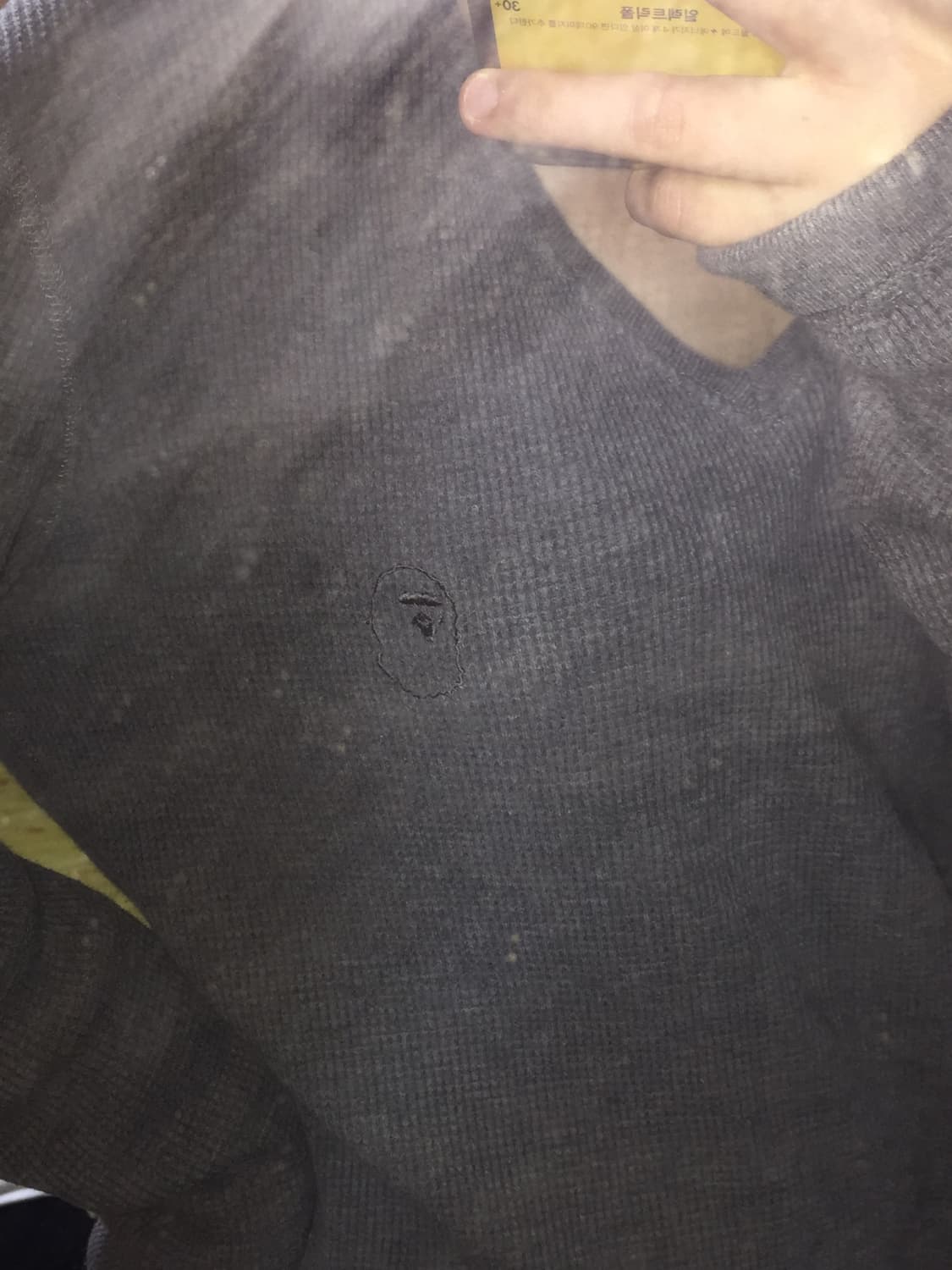 베이프 와플 롱슬리브 상품이미지3