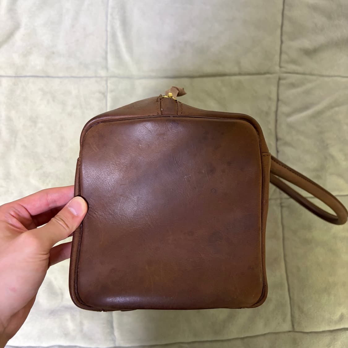 porter 요시다 포터 레더 브라운 보스턴백 상품이미지3