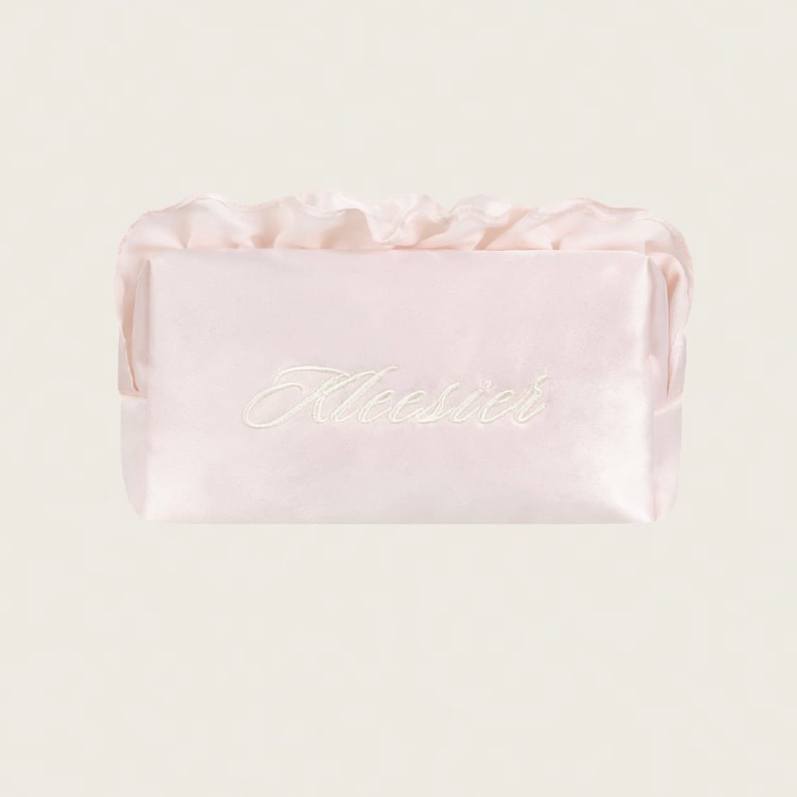 클리시어 모모 벨벳 파우치 핑크 펄 상품이미지1