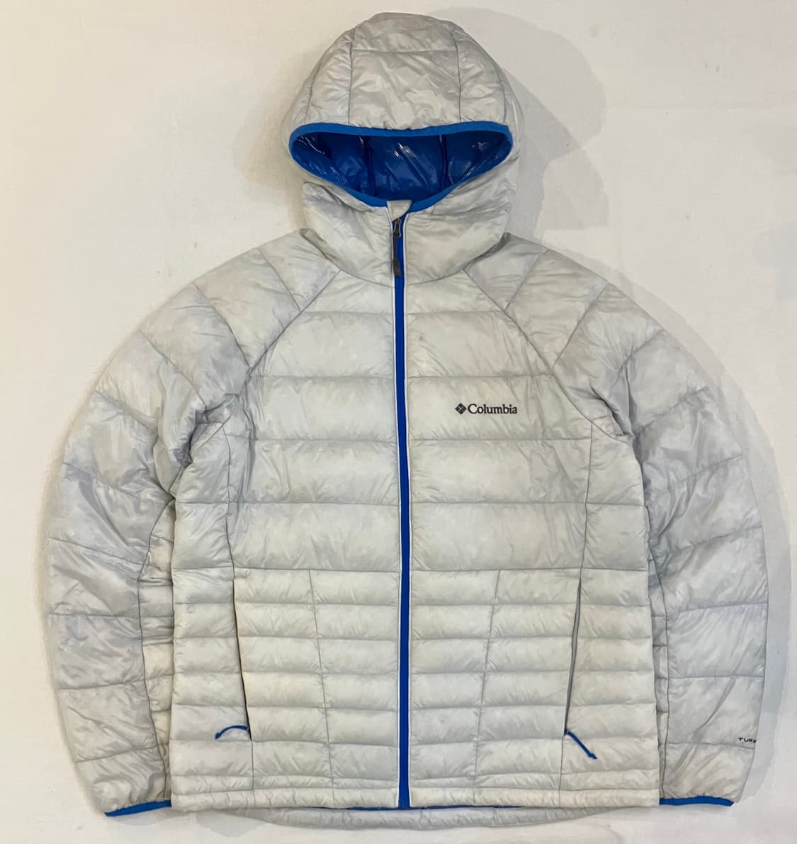 컬럼비아 고프코어 초경량패딩 스카이블루 옴니히트 상품이미지1