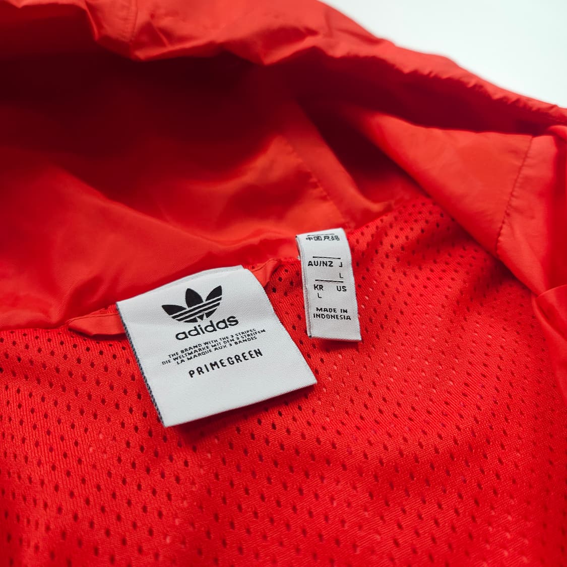 아디다스 트레포일 나일론 스트링 후드 바람막이 (L) 상품이미지6