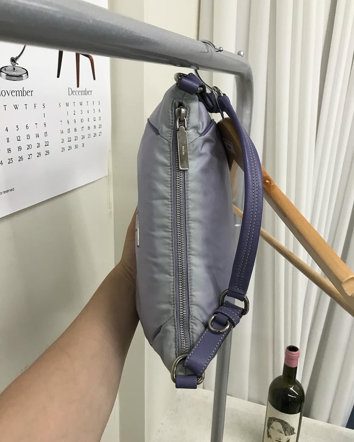 프라다 삼각로고 포코노 숄더백 가방 상품이미지6