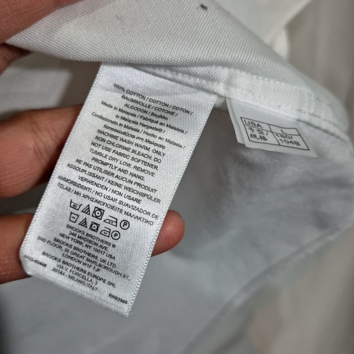 브룩스브라더스 화이트 셔츠 상품이미지6