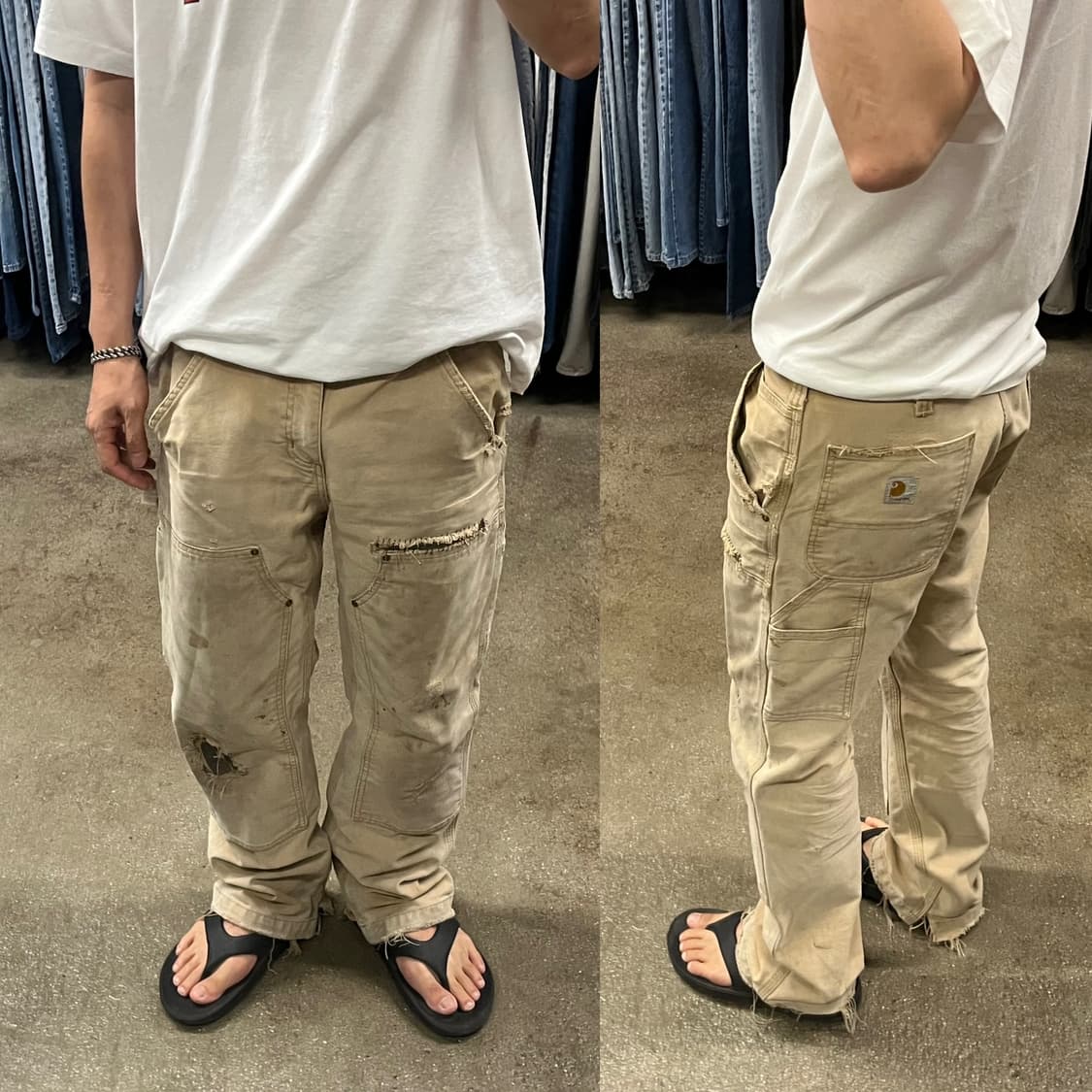 Carhartt 리페어 더블니 팬츠 (33“) 상품이미지8