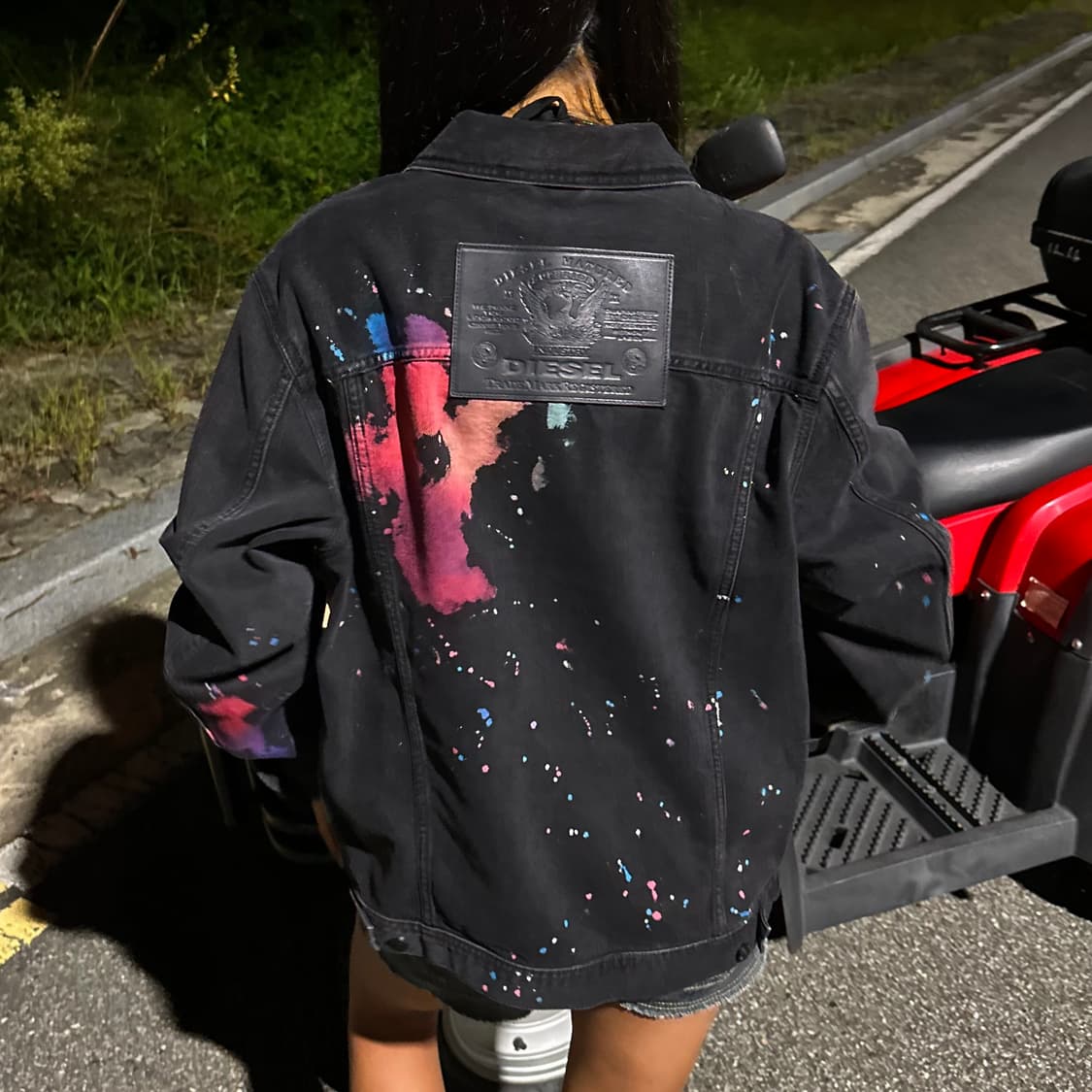 Diesel color paint jacket 상품이미지2