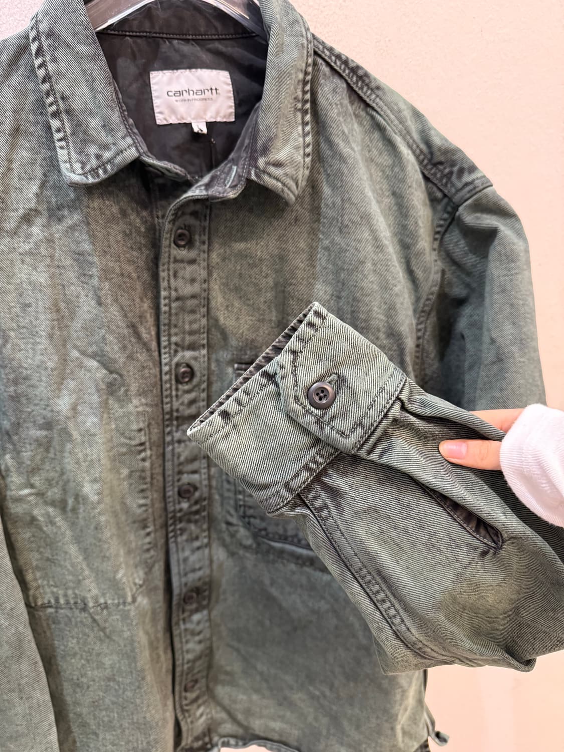 Carhartt White Denim Jacket  상품이미지6