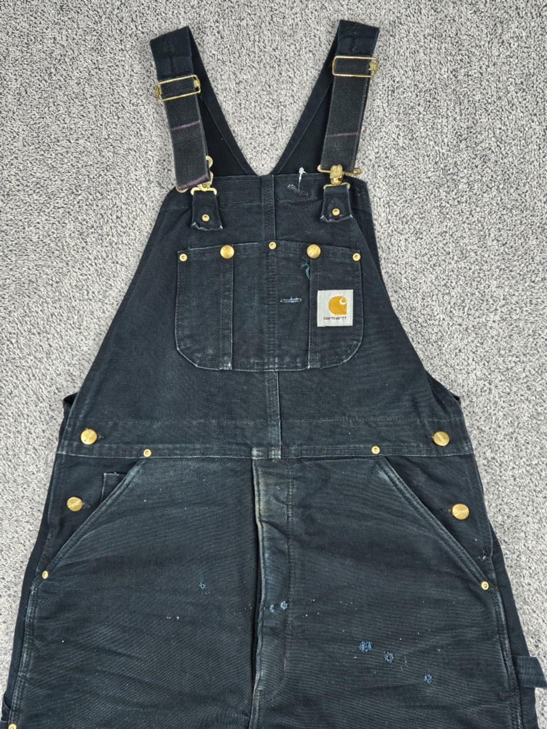 칼하트 덕 캔버스 더블니 워크 오버롤 ( 상세설명참조 ) / 10235 상품이미지4