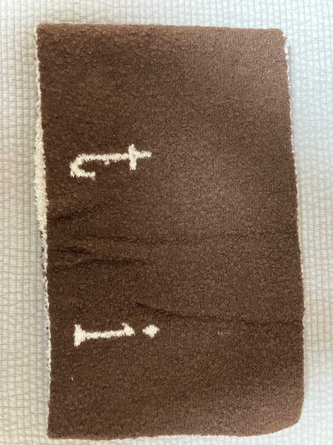 마뗑킴 부클레 머플러 브라운 상품이미지3