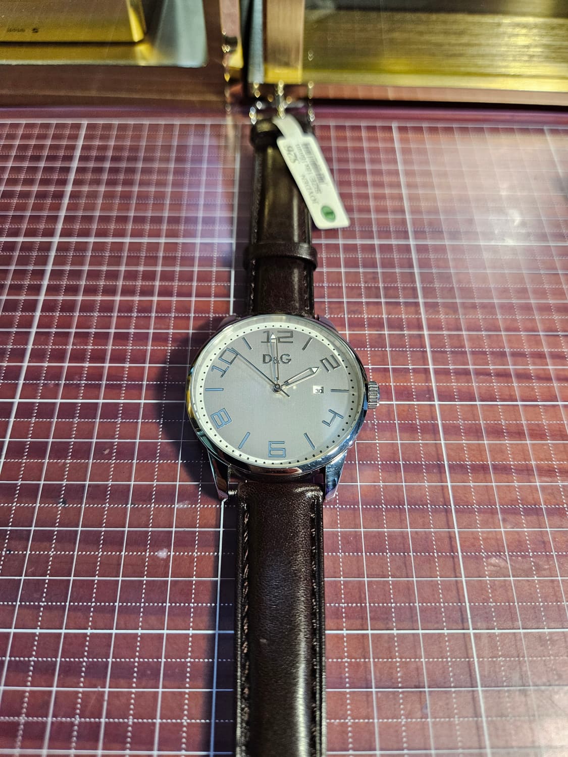 D&G 돌체 가바나 실버 가죽 시계 상품이미지3