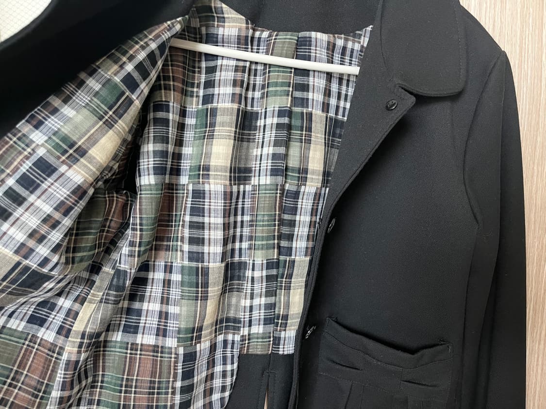 코이세이오 RIBBON JACKET BLACK 상품이미지7